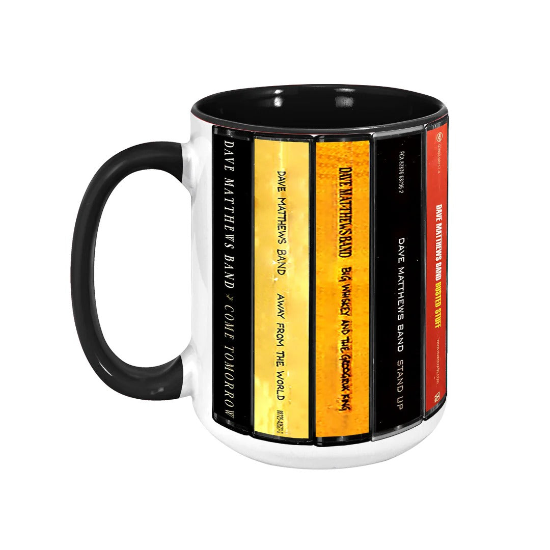 Retro Ceramic Accent Mug Dave Matthews Band Cassette Collection GradoCreations