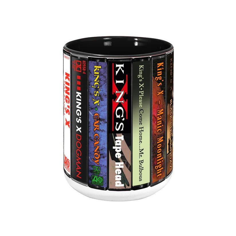 Retro King’s X Cassette Accent Mug Ceramic Drinkware Gift GradoCreations
