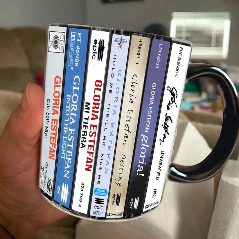 Retro Miami Sound Machine Cassette Accent Mug Gift for Music Lovers GradoCreations