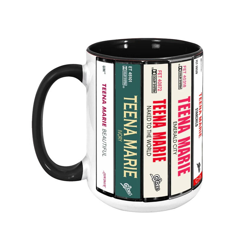 Teena Marie Cassette Collection Accent Mug Retro Gift GradoCreations
