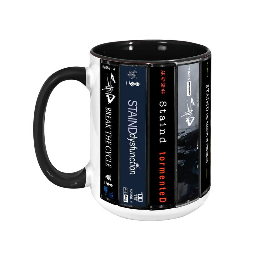 Retro Cassette Accent Mug Stylish Gift for Music Lovers GradoCreations