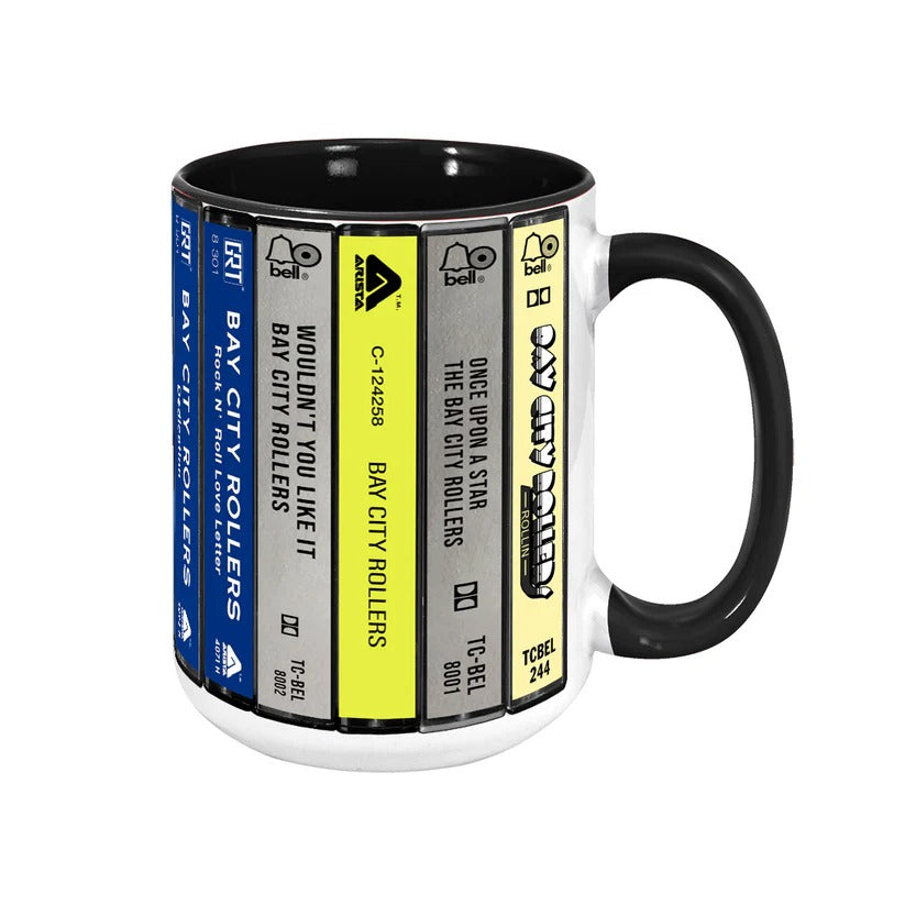 Bay City Rollers Retro Accent Mug Ceramic Cassette Gift GradoCreations