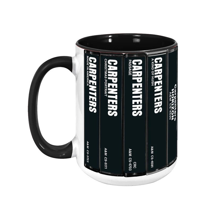 Retro Carpenters Cassette Accent Mug | Ceramic Drinkware GradoCreations