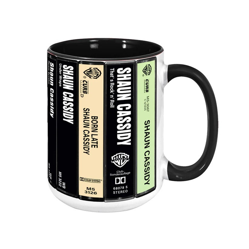 Shaun Cassidy Retro Accent Mug Ceramic Drinkware Gift GradoCreations