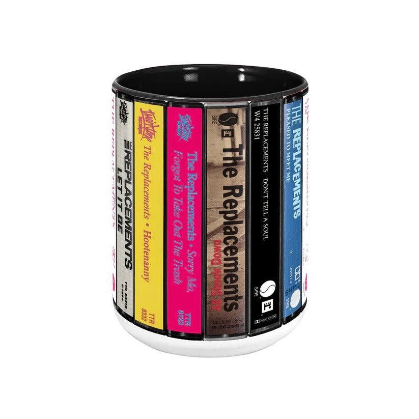 Retro Accent Mug Featuring The Replacements Cassette Collection Gift for Music Lovers GradoCreations