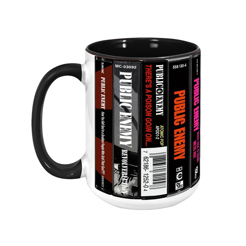 Retro Public Enemy Cassette Accent Mug Ceramic Drinkware GradoCreations