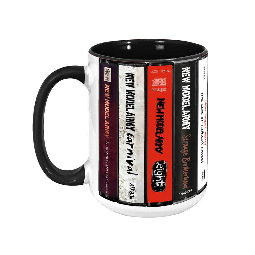 Retro New Model Army Cassette Accent Mug for Music Lovers GradoCreations