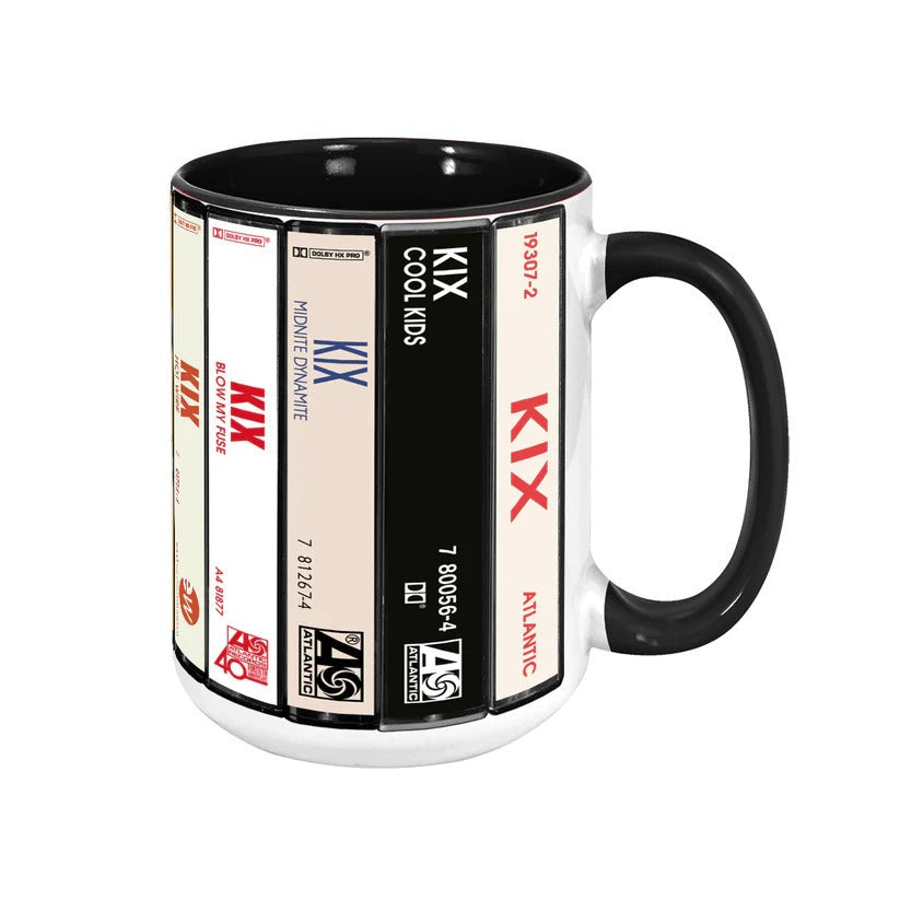 Kix Albums Retro Ceramic Accent Mug Classic Music Gift GradoCreations