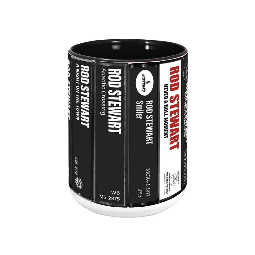 Rod Stewart Cassette Style Accent Mug Unique Gift for Music Lovers GradoCreations