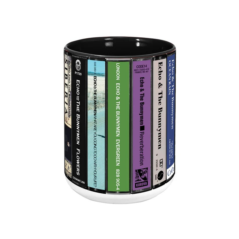 Echo & The Bunnymen Cassette Collection Ceramic Mug Gift GradoCreations