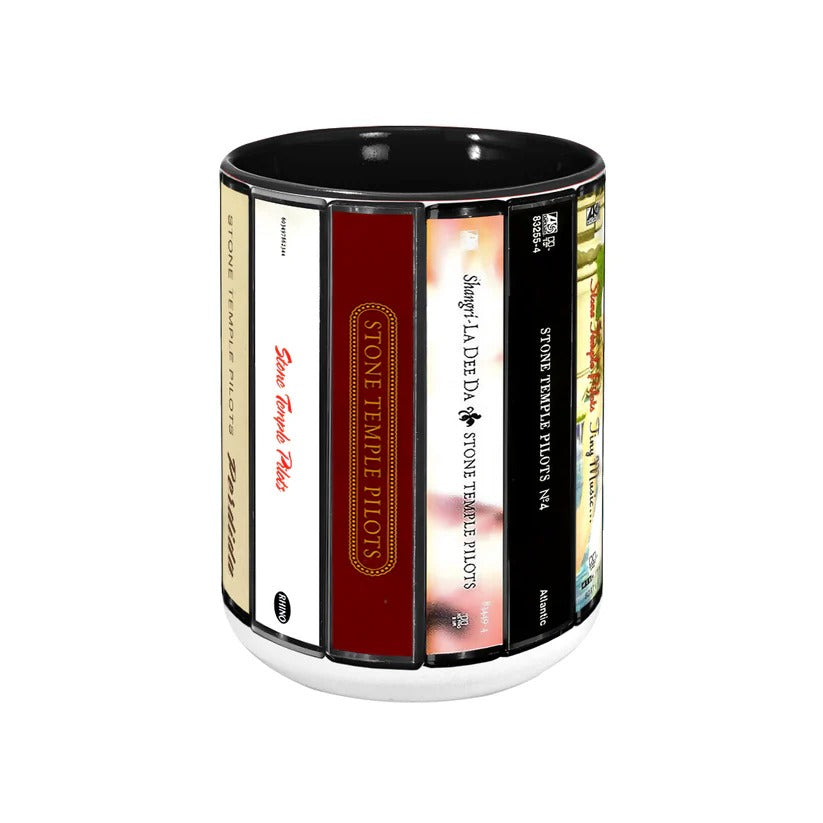 Retro Stone Temple Pilots Albums Cassette Accent Mug Gift GradoCreations