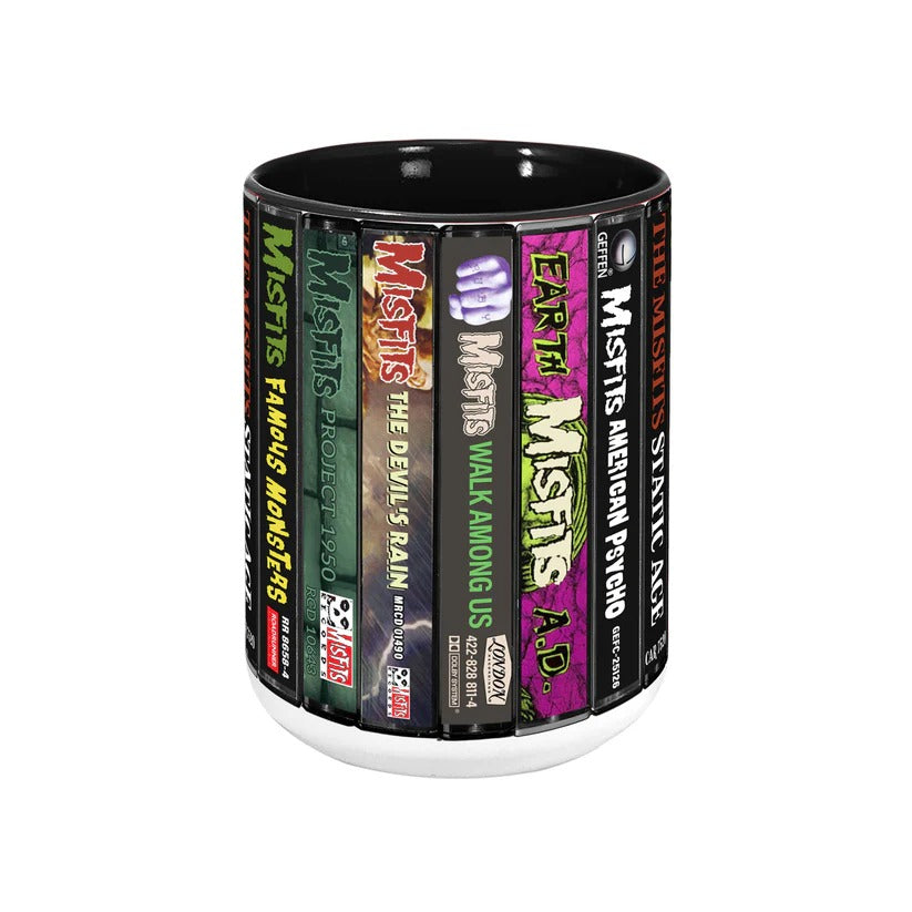 Retro Misfits Cassette Accent Mug Unique Gift for Music Lovers GradoCreations