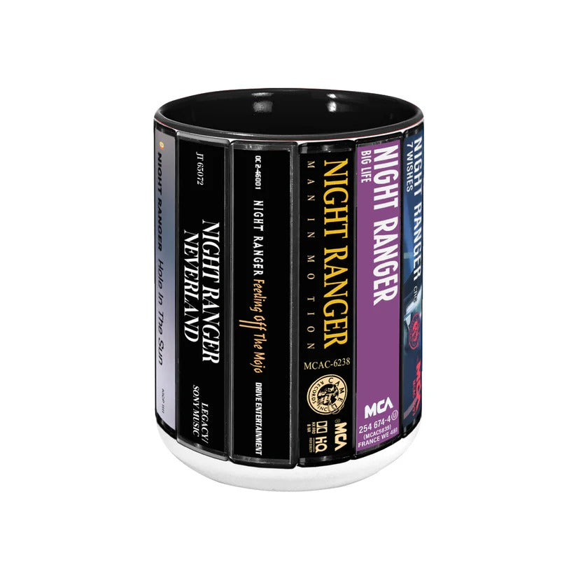 Personalized Retro Cassette Accent Mug Gift for Music Lovers GradoCreations