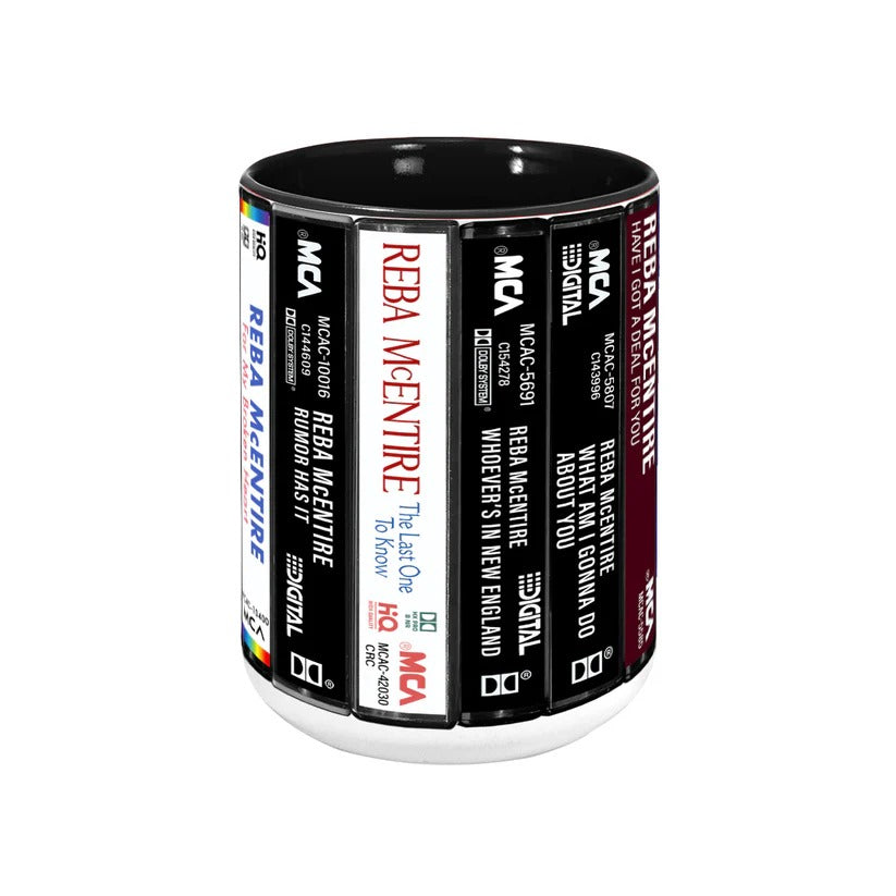 Reba McEntire Retro Cassette Accent Mug Custom Gift GradoCreations