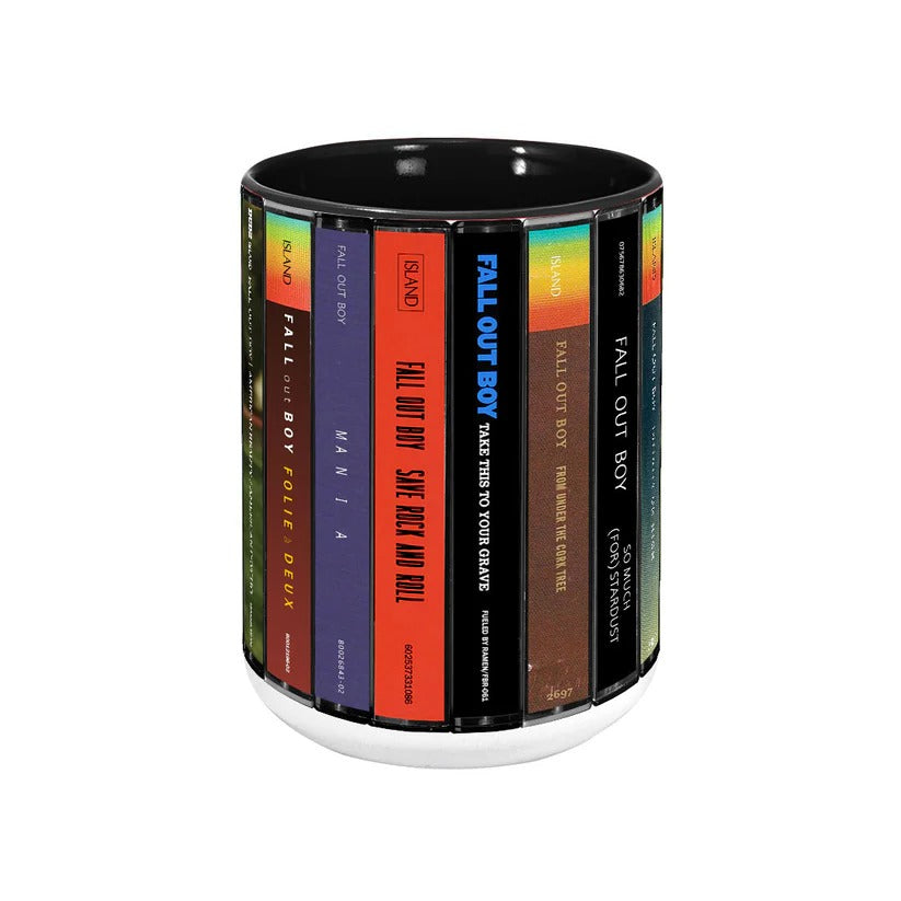 Retro Fall Out Boy Cassette Mug Custom Drinkware Gift GradoCreations