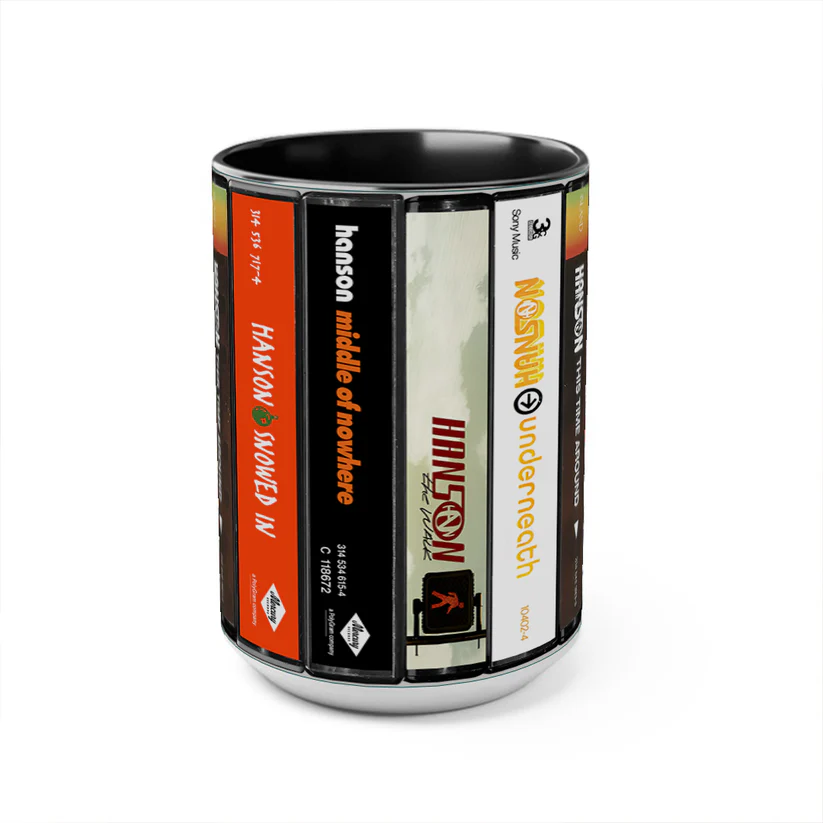 Retro Ceramic Accent Mug featuring Hanson Albums Collection GradoCreations