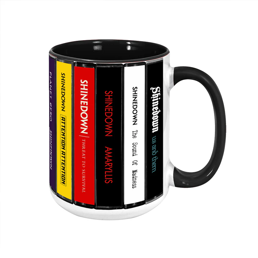 Retro Shinedown Cassette Accent Mug for Music Lovers GradoCreations