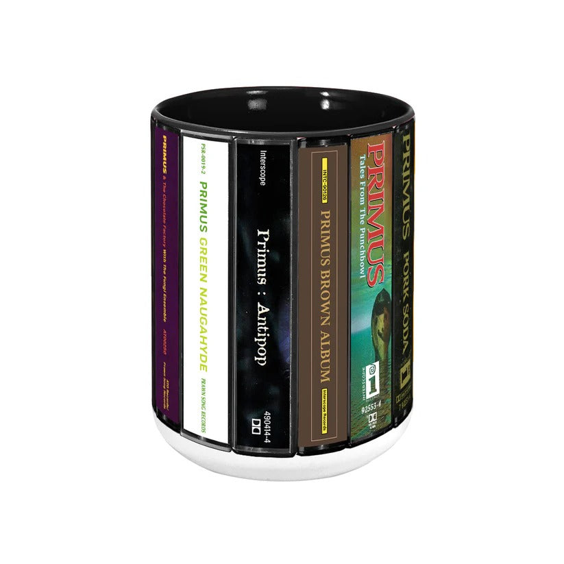 Primus Cassette Collection Retro Accent Mug Ceramic Drinkware GradoCreations
