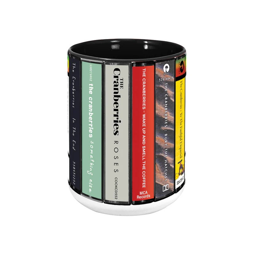 Retro The Cranberries Cassette Collection Accent Mug | Ceramic Drinkware GradoCreations