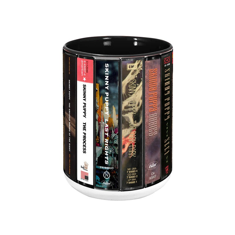Skinny Puppy Cassette Collection Accent Mug Ceramic Retro Gift GradoCreations
