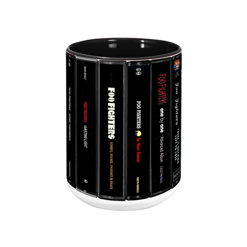 Retro Foo Fighters Cassette Collection Accent Mug | Unique Gift GradoCreations