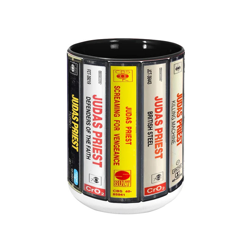Judas Priest Cassette Accent Mug Retro Gift for Music Lovers GradoCreations