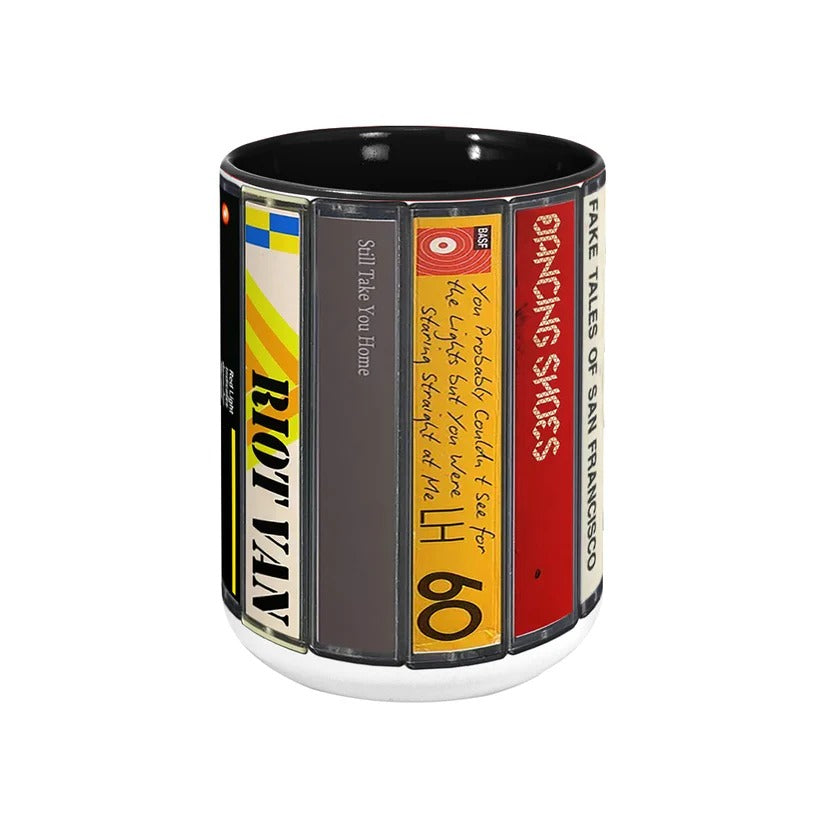 Arctic Monkeys Retro Cassette Accent Mug Ceramic Gift GradoCreations