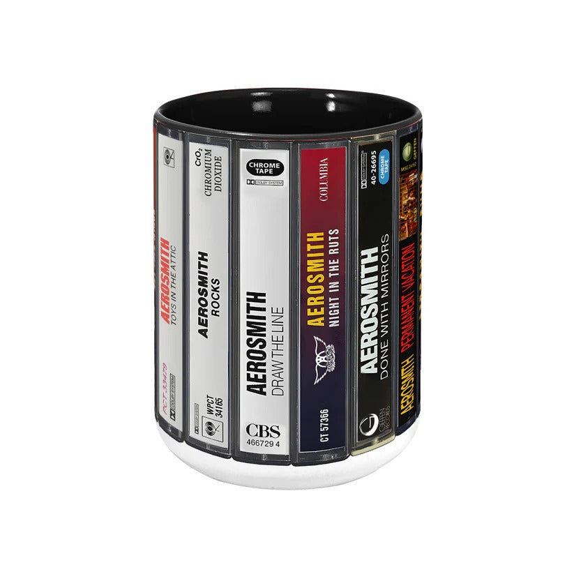 Aerosmith Cassette Collection Accent Mug | Retro Drinkware GradoCreations