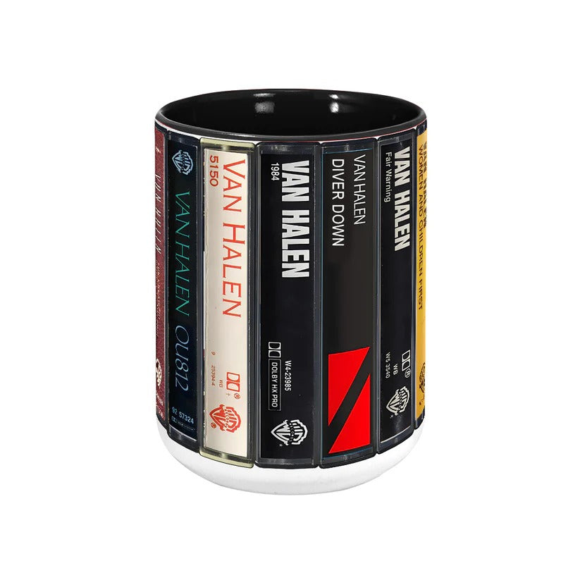 Van Halen Cassette Accent Mug Retro Music Gift GradoCreations