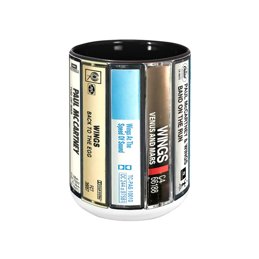 Retro Paul McCartney Cassette Accent Mug | Ceramic Drinkware GradoCreations