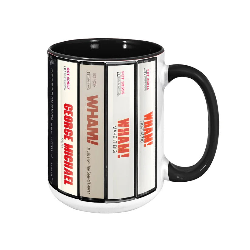 George Michael Cassette Accent Mug Retro Music Gift GradoCreations