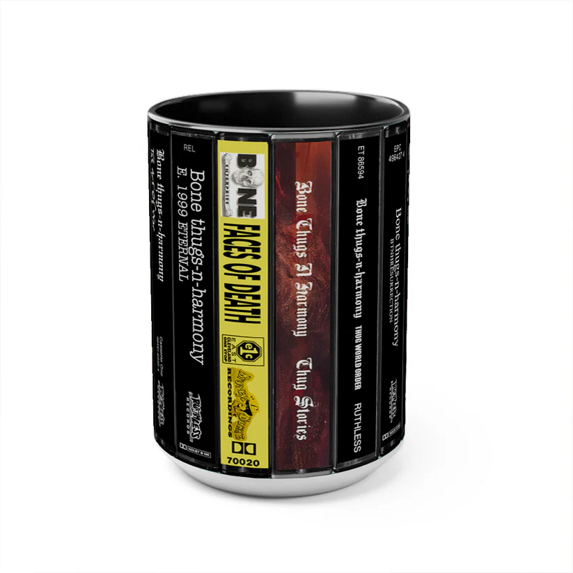 Retro Bone Thugs-n-Harmony Cassette Accent Mug Ceramic Gift GradoCreations