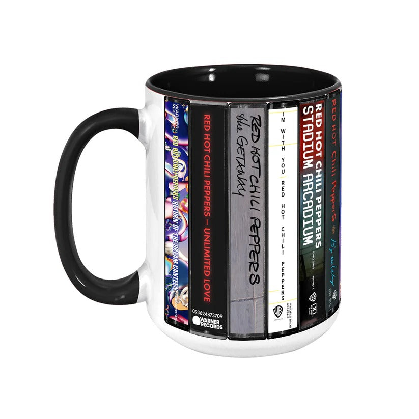 Red Hot Chili Peppers Cassette Accent Mug Ceramic Gift GradoCreations