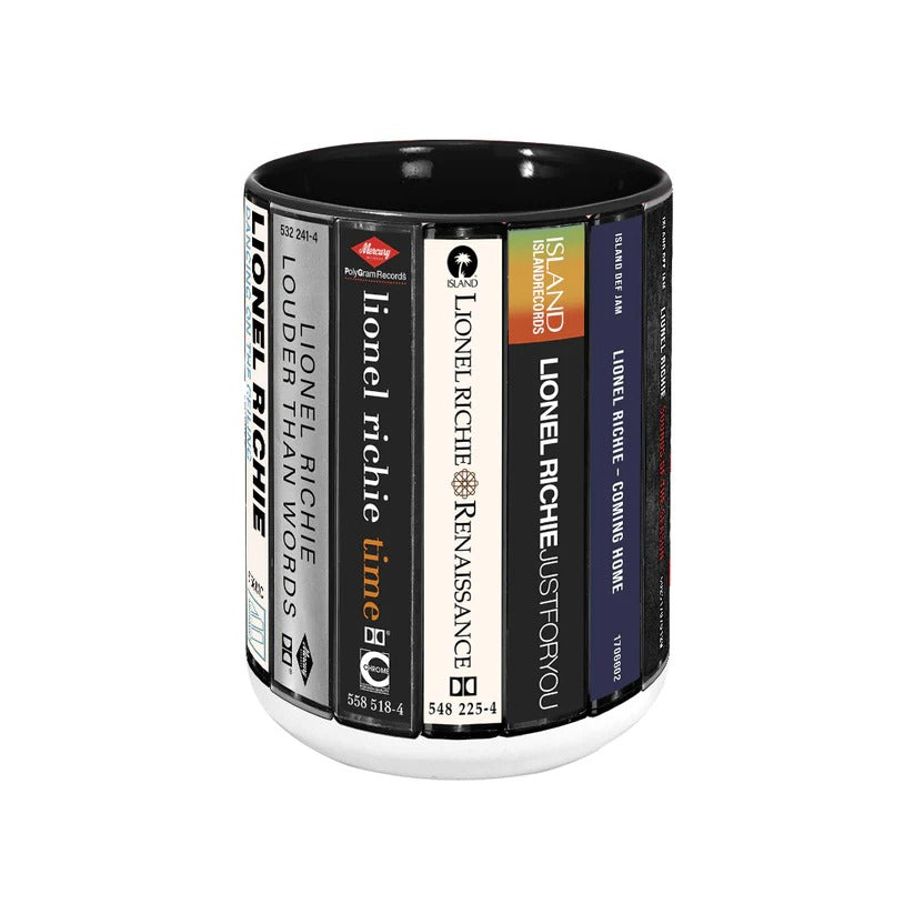 Lionel Richie Cassette Collection Ceramic Accent Mug GradoCreations