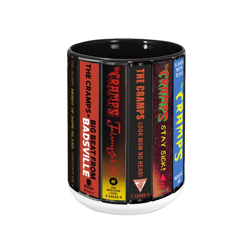 The Cramps Retro Cassette Accent Mug Ceramic Drinkware GradoCreations
