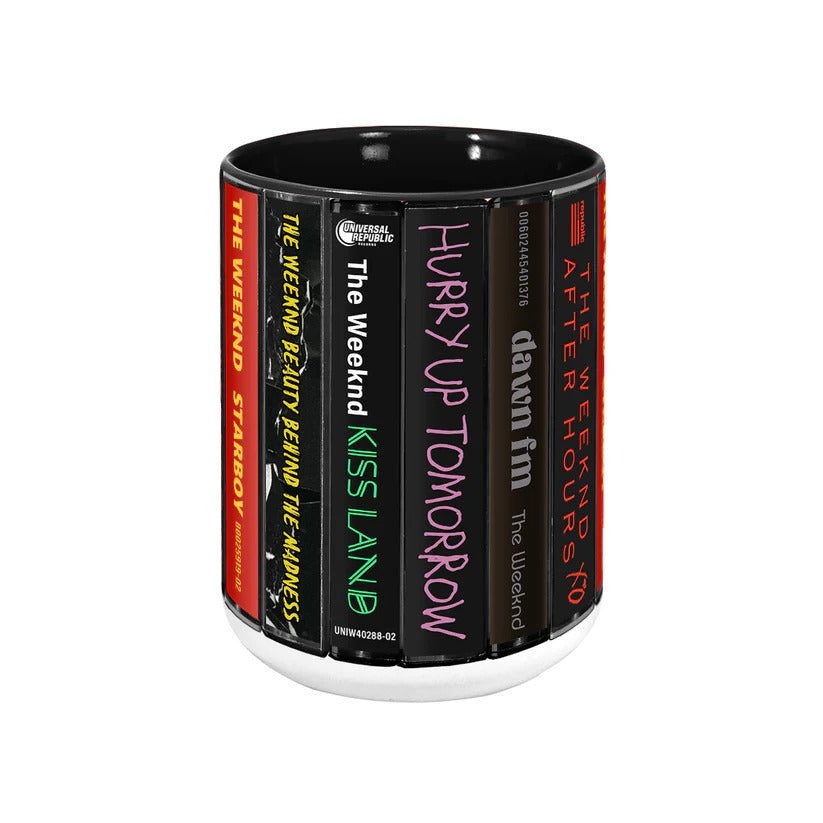 The Weeknd Retro Cassette Mug Ceramic Drinkware Gift GradoCreations