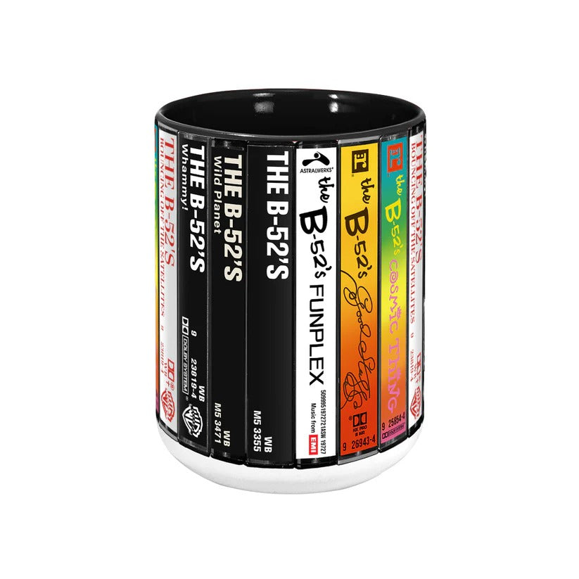 The B-52's Cassette Collection Accent Mug Retro Drinkware Gift GradoCreations