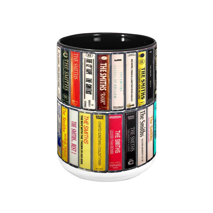 Retro The Smiths Albums Cassette Accent Mug | Unique Gift GradoCreations