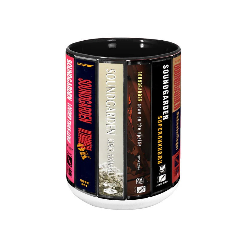 Soundgarden Retro Music Albums Accent Mug Ceramic Gift GradoCreations