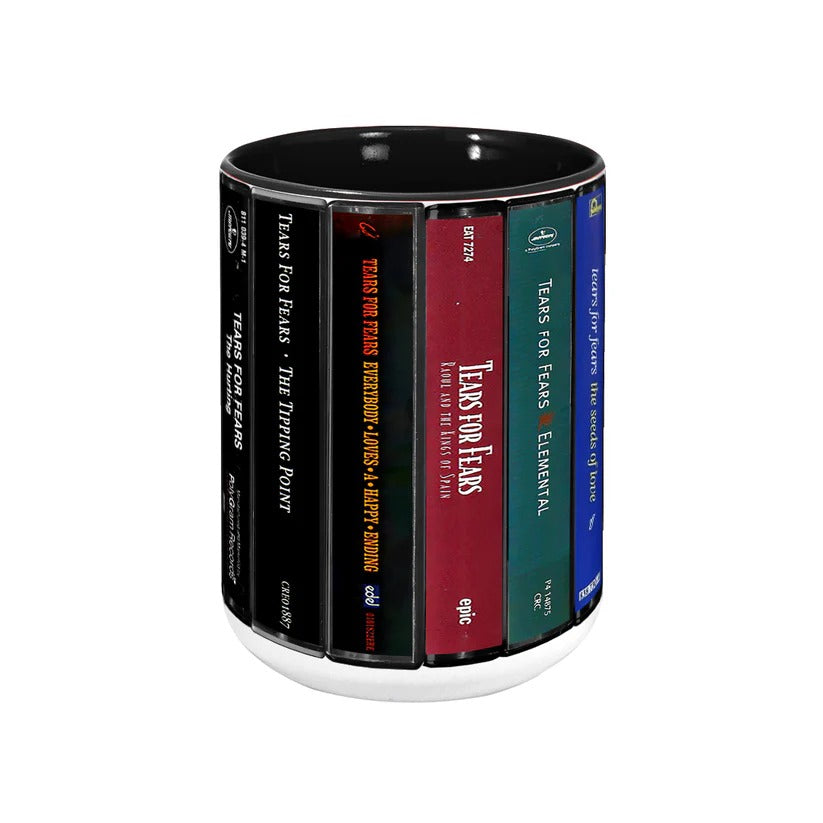 Tears for Fears Cassette Collection Retro Accent Mug Gift GradoCreations