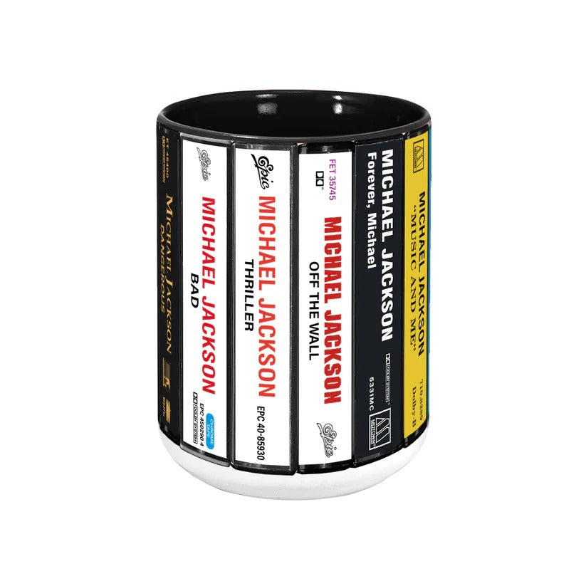 Michael Jackson Retro Cassette Accent Mug Gift for Music Lovers GradoCreations