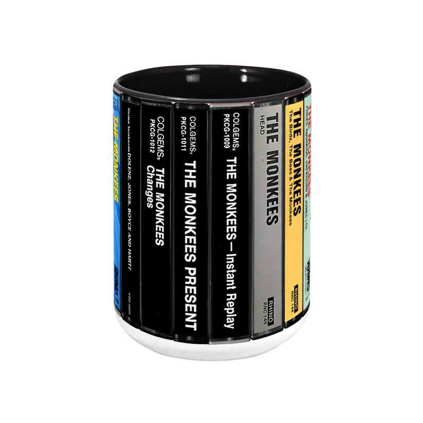 The Monkees Cassette Collection Ceramic Accent Mug Gift GradoCreations