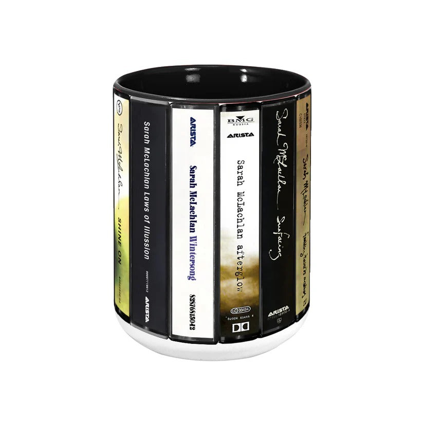 Retro Accent Mug Sarah McLachlan Cassette Collectible Gift GradoCreations