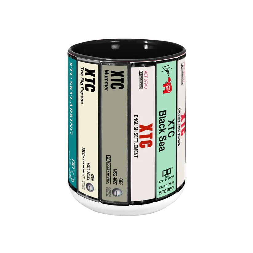 XTC Cassette Collection Accent Mug Retro Gift for Music Lovers GradoCreations