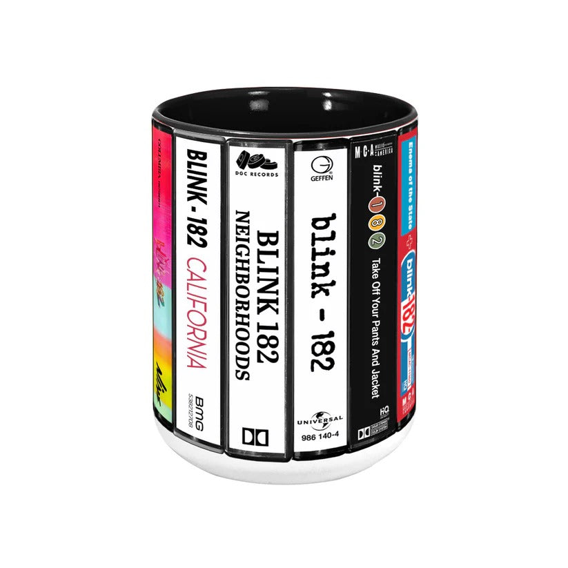 Blink-182 Retro Accent Mug for Music Lovers - Ceramic Gift GradoCreations