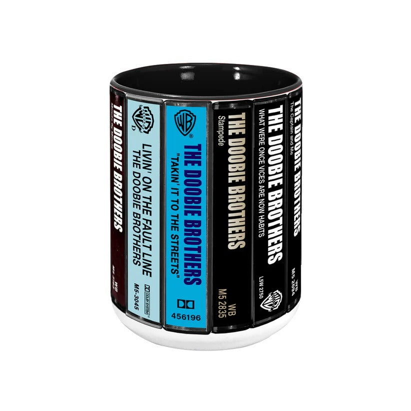 Doobie Brothers Cassette Accent Mug Retro Music Gift GradoCreations