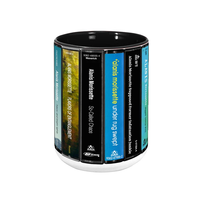 Alanis Morissette Cassette Accent Mug Retro Gift for Music Lovers GradoCreations