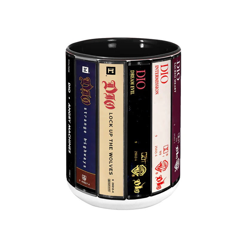 Dio Albums Cassette Inspired Accent Mug Ceramic Gift GradoCreations
