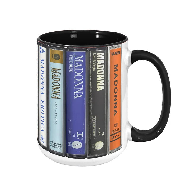 Madonna Cassette Mug Retro Drinkware for Music Lovers GradoCreations