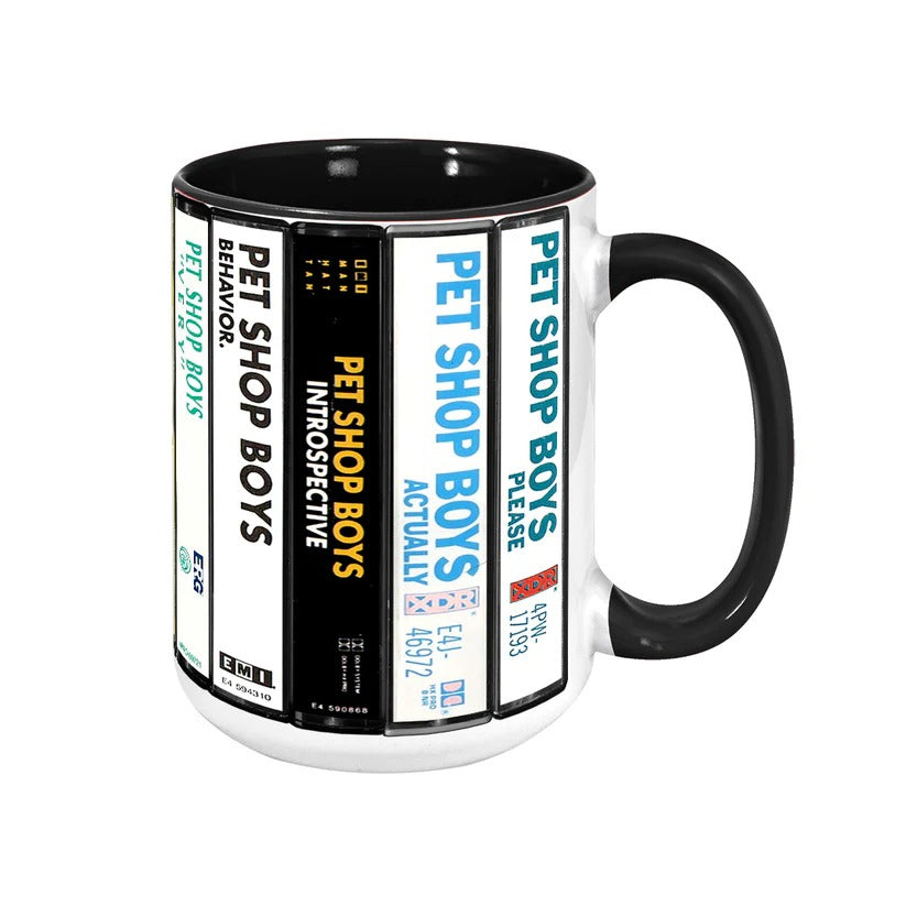 Retro Pet Shop Boys Cassette Accent Mug | Unique Music Gift GradoCreations
